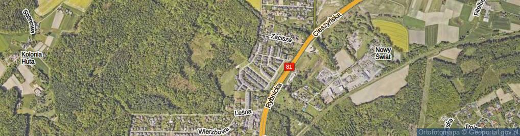 Zdjęcie satelitarne Olchowa ul.